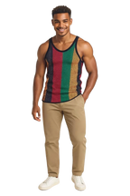 Rasta String Vest in Muscle Vests Reggae Fishnet Vests for Men