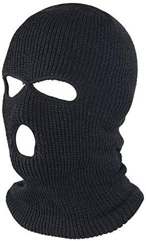 CRAZY LIZARD 3 Hole Balaclavas Knitted Full Face Cover Ski Mask, Winter Masks