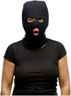 CRAZY LIZARD 3 Hole Balaclavas Knitted Full Face Cover Ski Mask, Winter Masks