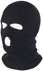 CRAZY LIZARD 3 Hole Balaclavas Knitted Full Face Cover Ski Mask, Winter Masks