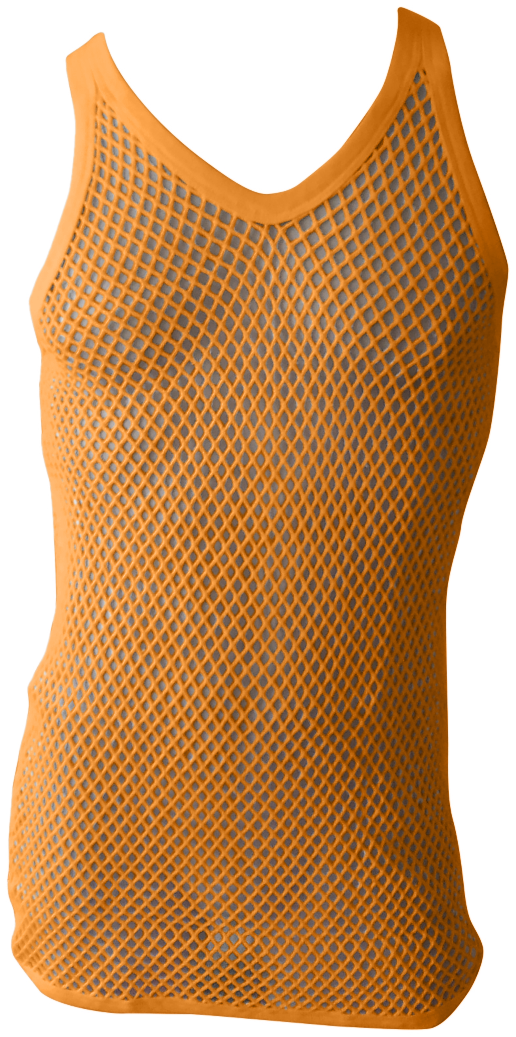 Yellow String Vest. Classic Cotton Mesh String Vests. Muscle Vest in Yellow, Fishnet Gym Workout tops.