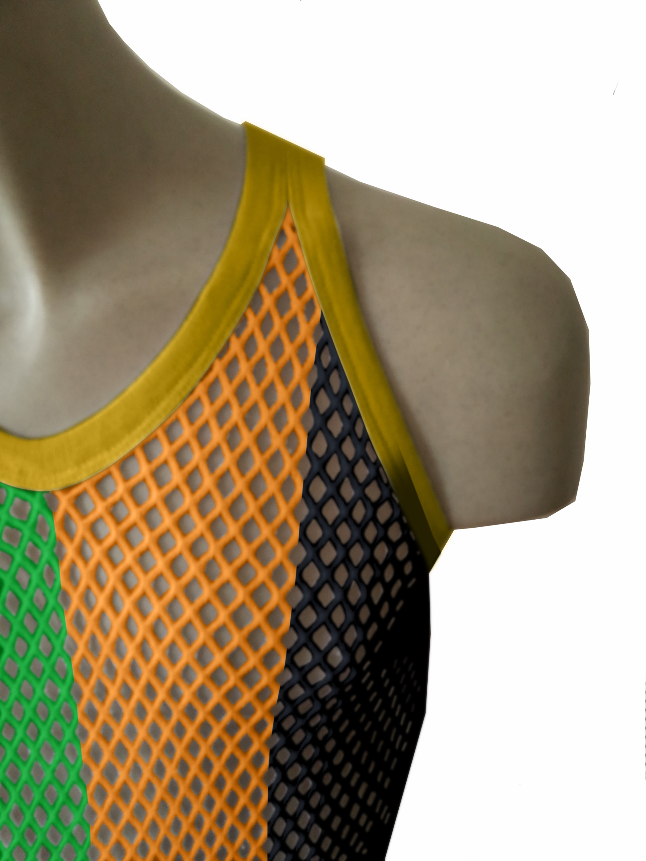 Rasta-1 String Vest: Jamaican Mesh Marina, Reggae Clothing, Sleeveless Tank Top, Rastafarian Style, Perfect Jamaica Shirt for Men, Caribbean-Inspired Rasta Man Costume